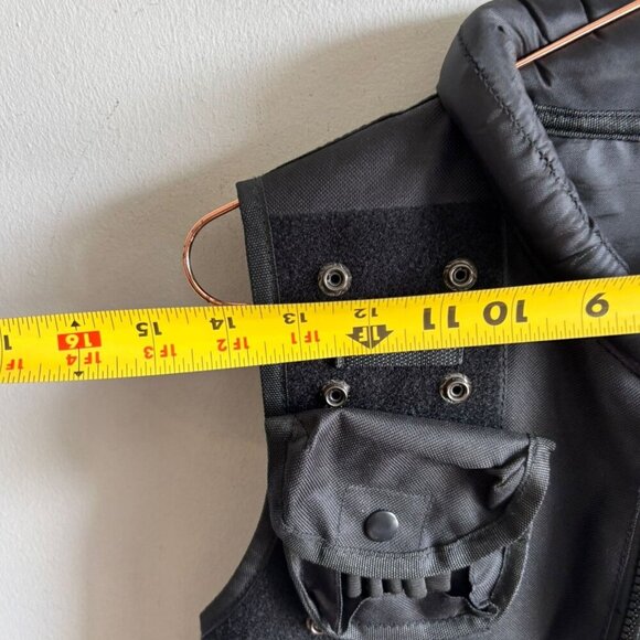 Lancer Tactical Mens Combat and Training Costume Outdoor Vest Black Size Medium - Picture 4 of 7